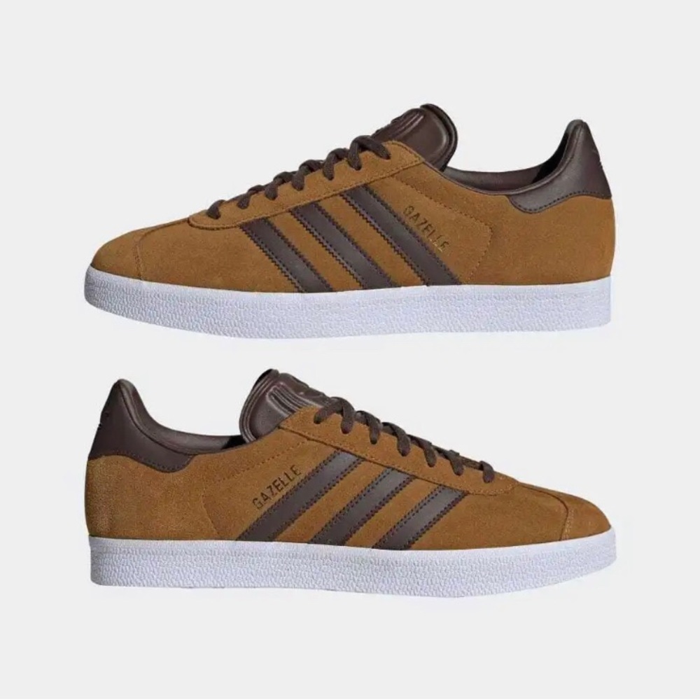 adidas Gazelle Mesa/Brown/White Unisex Shoes Sneakers US Size 8